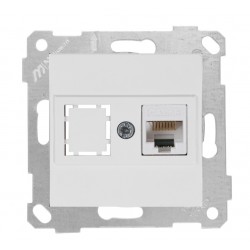 MUTLUSAN RİTA SERİSİ MEK+TUŞ DATA PRİZİ 1*RJ45 (CAT5E)