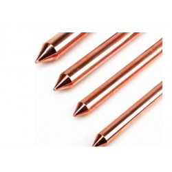 Q14mm Bakır Topraklama Çubuğu 1 Metre