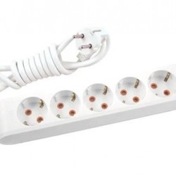 Viko Multi-Let Beşli Priz Topraklı Kablolu Çocuk Korumalı 3 Metre-Beyaz
