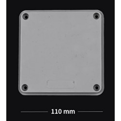 Mutlusan 110x110x74 Mm Sıva Üstü Termoplastik Buat Gri