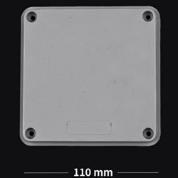 Mutlusan 110x110x74 Mm Sıva Üstü Termoplastik Buat Gri