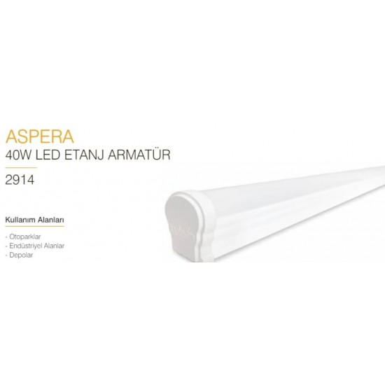 İNOLED  40w ASPERA LED ETANJ ARMATÜR 6500K