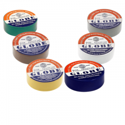 GLOBE ORJİNAL SİYAH 50mm x 25m GENİŞ İZOLE BANT