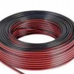 ÜNAL 2X0,75 MM KORDON KABLO SİYAH/KIRMIZI CU/CU (10 METRE)