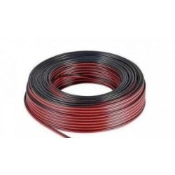 ÜNAL 2X0,75 MM KORDON KABLO SİYAH/KIRMIZI CU/CU (10 METRE)