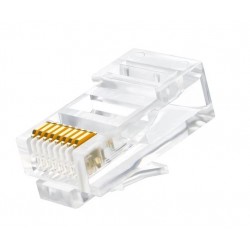 RJ45 Cat6 Yeni Nesil Delikli Jack Konnektör 10 Adet
