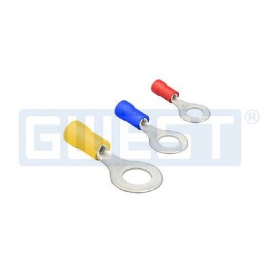 GWEST 4,00 - 6,00MM M6 YUVARLAK TİP İZOLELİ KABLO UCU